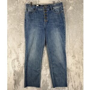 Kenneth Cole New York Mens Button‎ Fly High Rise Straight Leg Jeans Size 12 31